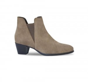 Munro Boots | WOMEN'S JACKSON-Toasted Sesame Suede