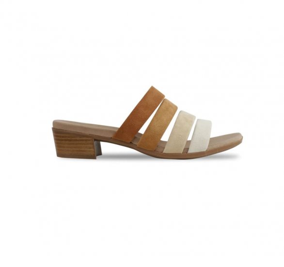 Munro Sandals | WOMEN'S ADRIANNE-Sand Kid Suede - Click Image to Close