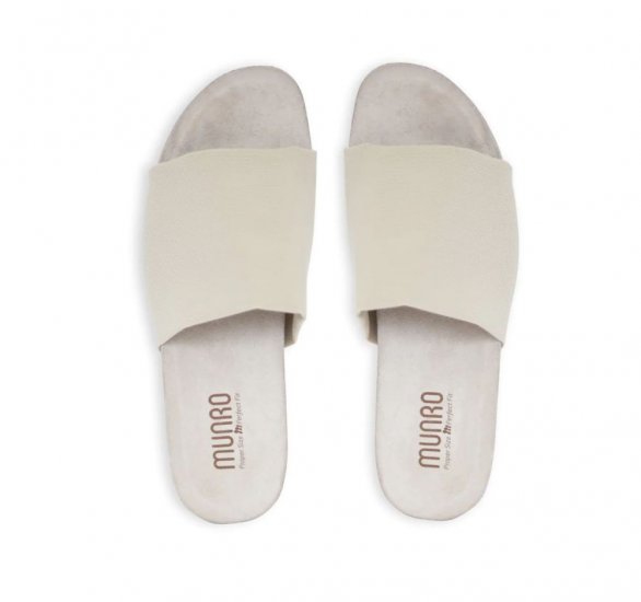 Munro Sandals | WOMEN'S CASITA-Bone Stretch Fabric - Click Image to Close