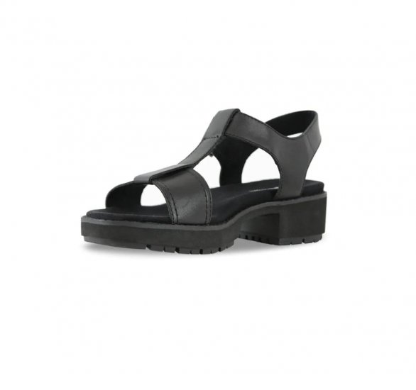 Munro Sandals | WOMEN'S MEL-Black Leather - Click Image to Close