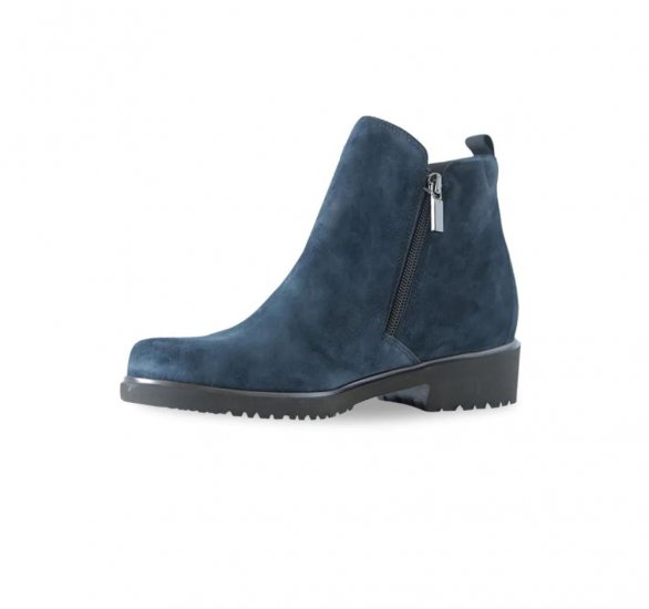 Munro Boots | WOMEN'S ROURKE-Deep Indigo Suede - Click Image to Close