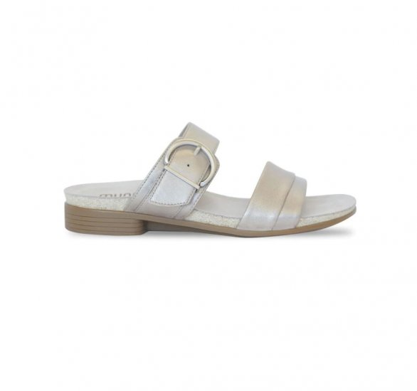 Munro Sandals | WOMEN'S MARISSA-Taupe Metallic Sheep - Click Image to Close