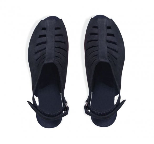 Munro Sandals | WOMEN'S ABBY-Navy Nubuck - Click Image to Close