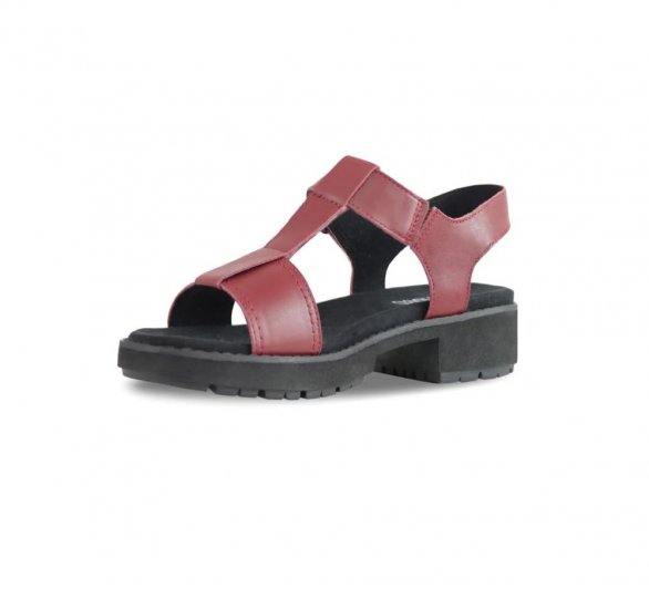 Munro Sandals | WOMEN'S MEL-Red Leather - Click Image to Close