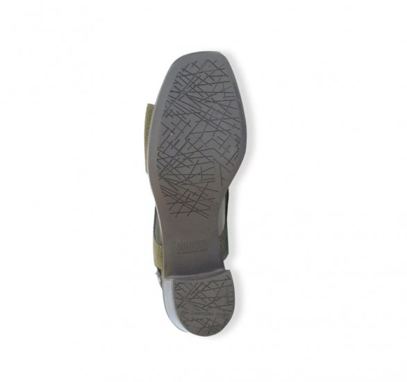 Munro Sandals | WOMEN'S JENNY-Forest Green Lizard Nubuck - Click Image to Close