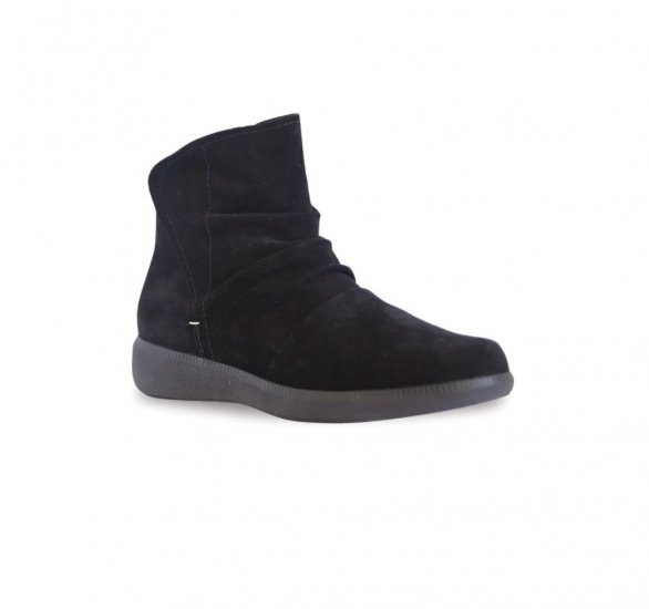 Munro Boots | WOMEN'S SCOUT-Black Suede - Click Image to Close