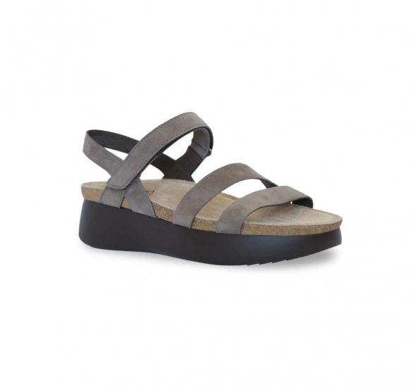 Munro Sandals | WOMEN'S JUNIPER-Slate Nubuck - Click Image to Close