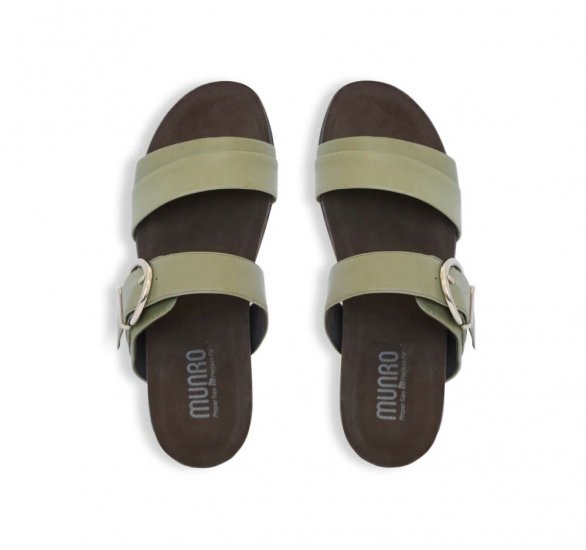 Munro Sandals | WOMEN'S MARISSA-Olive Lamb - Click Image to Close