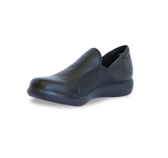 Munro Shoes | WOMEN'S CLAY-Black Leather - Click Image to Close