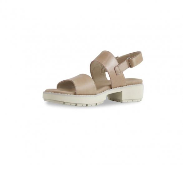 Munro Sandals | WOMEN'S TEAGAN-Blush Leather - Click Image to Close