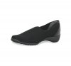 Munro Shoes | WOMEN'S TRAVELER-Black Stretch Fabric