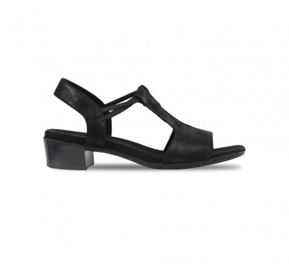 Munro Sandals | WOMEN'S SUSAN-Nero Stardust - Click Image to Close