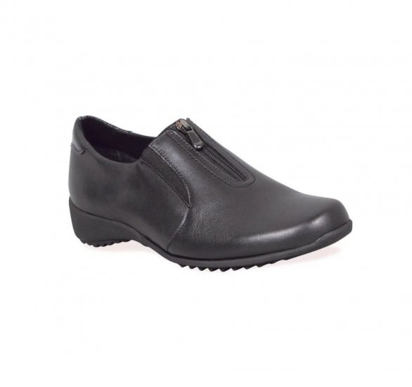 Munro Shoes | WOMEN'S BERKLEY-Black Leather - Click Image to Close