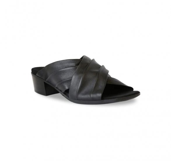 Munro Sandals | WOMEN'S LEE-Black Lamb - Click Image to Close