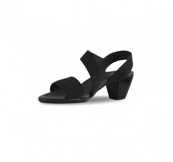 Munro Sandals | WOMEN'S LUCIA-Black Nubuck - Click Image to Close