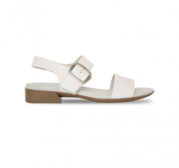 Munro Sandals | WOMEN'S CLEO-Winter White Leather - Click Image to Close