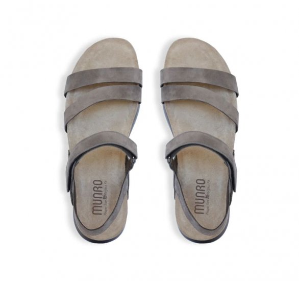 Munro Sandals | WOMEN'S JUNIPER-Slate Nubuck - Click Image to Close