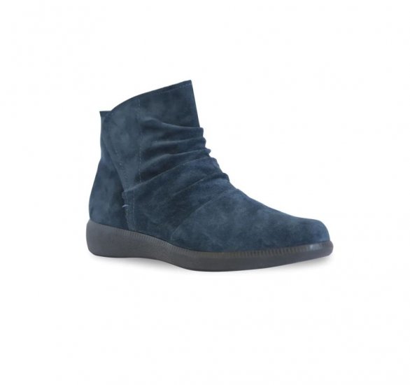 Munro Boots | WOMEN'S SCOUT-Deep Indigo Suede - Click Image to Close