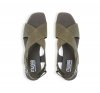 Munro Sandals | WOMEN'S JENNY-Forest Green Lizard Nubuck