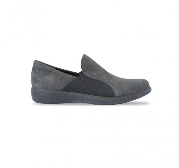 Munro Shoes | WOMEN'S CLAY-Grey Suede - Click Image to Close