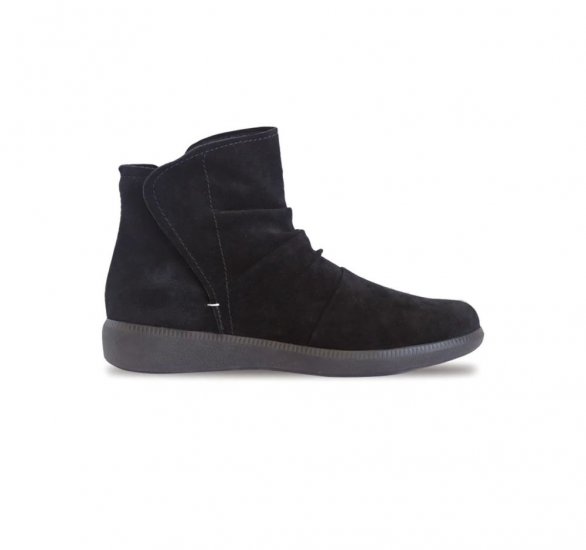 Munro Boots | WOMEN'S SCOUT-Black Suede - Click Image to Close