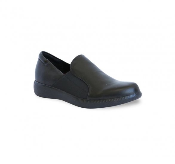 Munro Shoes | WOMEN'S CLAY-Black Leather - Click Image to Close