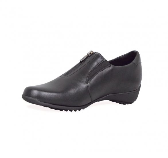 Munro Shoes | WOMEN'S BERKLEY-Black Leather - Click Image to Close