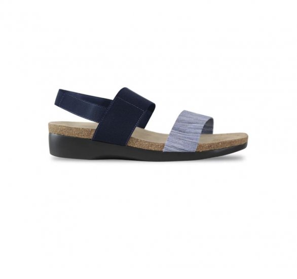 Munro Sandals | WOMEN'S PISCES-Blue/Black Combo - Click Image to Close