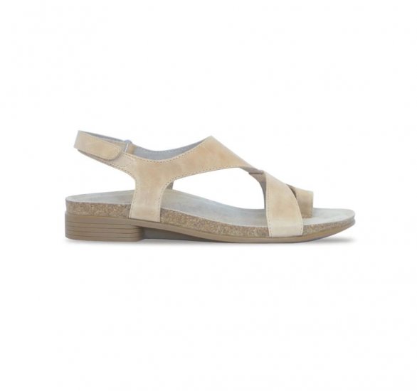 Munro Sandals | WOMEN'S MEGHAN-Natural Leather - Click Image to Close