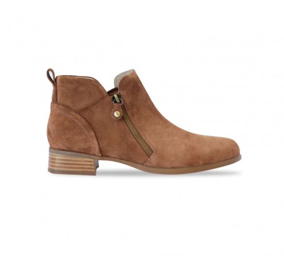 Munro Boots | WOMEN'S NEKO-New Tobacco Suede - Click Image to Close