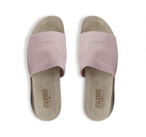 Munro Sandals | WOMEN'S CASITA-Dusty Pink Fabric - Click Image to Close