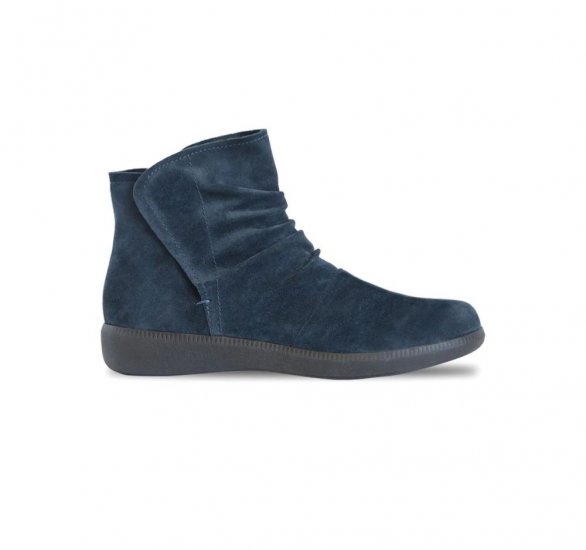 Munro Boots | WOMEN'S SCOUT-Deep Indigo Suede - Click Image to Close