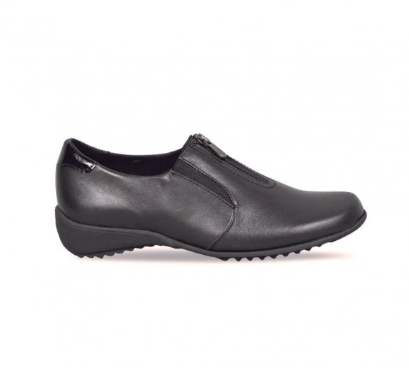 Munro Shoes | WOMEN'S BERKLEY-Black Leather - Click Image to Close