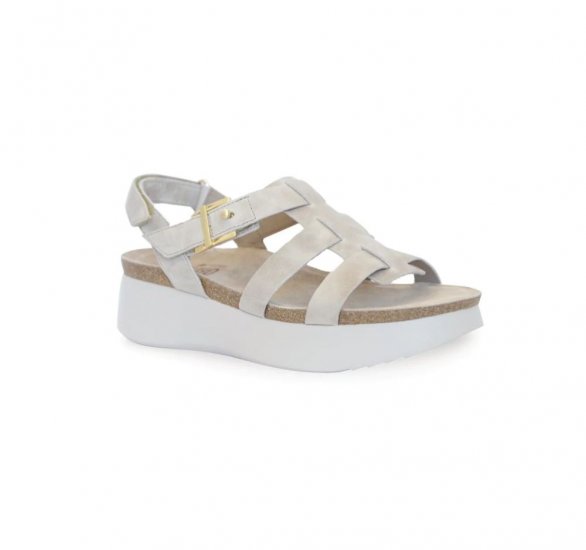 Munro Sandals | WOMEN'S FLYNN-Distressed Taupe - Click Image to Close