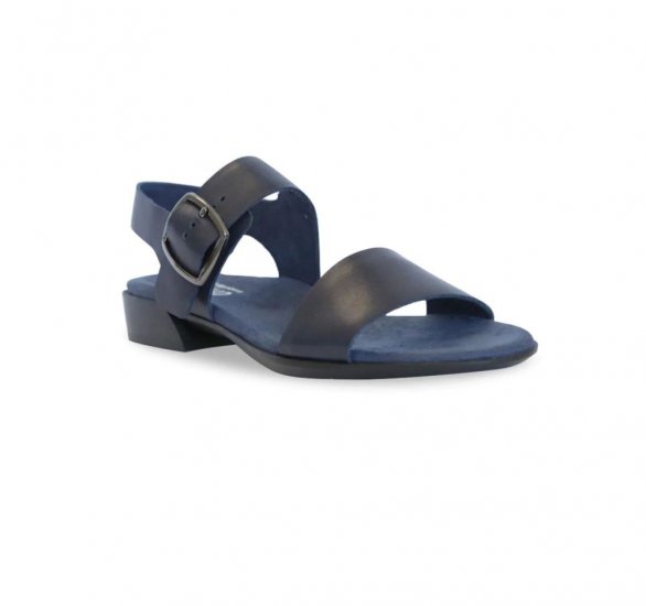 Munro Sandals | WOMEN'S CLEO-Navy Leather - Click Image to Close