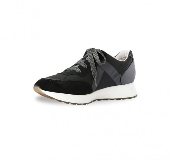 Munro Shoes | WOMEN'S PIPER-Black/Gunmetal Combo - Click Image to Close