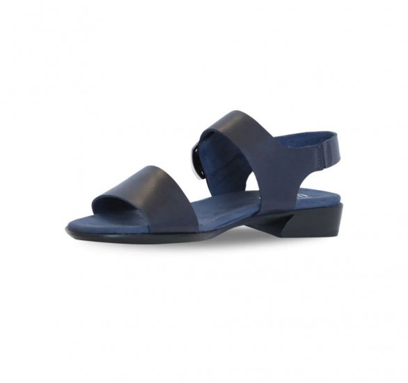 Munro Sandals | WOMEN'S CLEO-Navy Leather - Click Image to Close