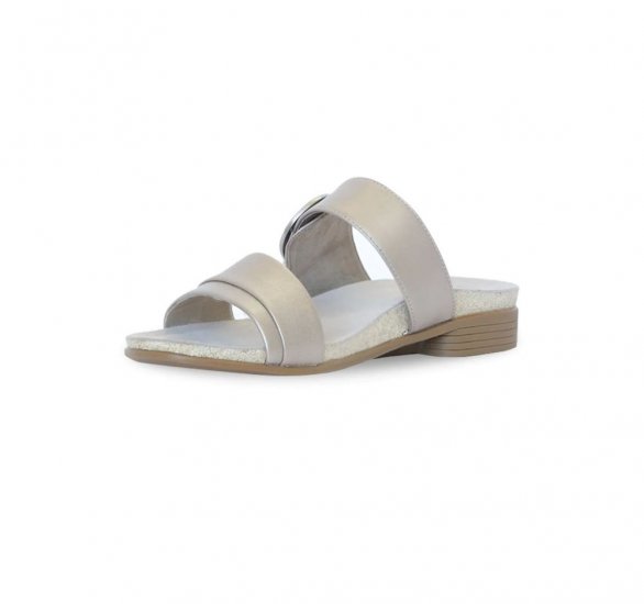 Munro Sandals | WOMEN'S MARISSA-Taupe Metallic Sheep - Click Image to Close