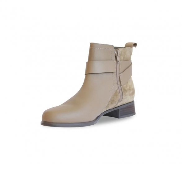 Munro Boots | WOMEN'S CHESTNUT-Taupe/ Sesame Combo - Click Image to Close