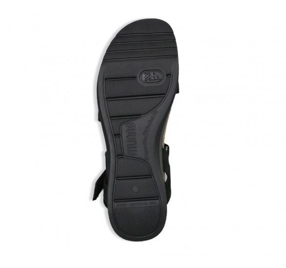 Munro Sandals | WOMEN'S JUNIPER-Black Nubuck - Click Image to Close