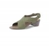 Munro Sandals | WOMEN'S JENNY-Forest Green Lizard Nubuck