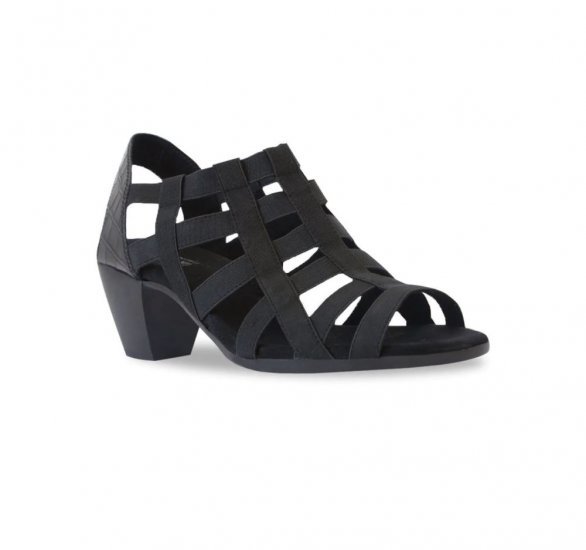 Munro Sandals | WOMEN'S CHANNING-Black Gore - Click Image to Close