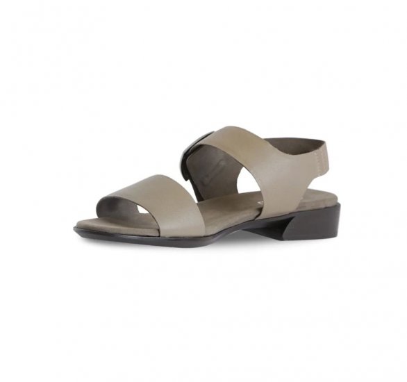 Munro Sandals | WOMEN'S CLEO-Vintage Khaki Leather - Click Image to Close