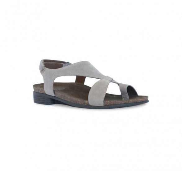 Munro Sandals | WOMEN'S MEGHAN-Slate Grey Nubuck - Click Image to Close