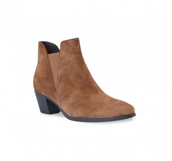 Munro Boots | WOMEN'S JACKSON-New Tobacco Suede - Click Image to Close