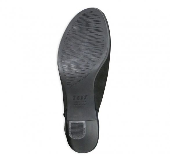 Munro Sandals | WOMEN'S ABBY-Black Nubuck - Click Image to Close