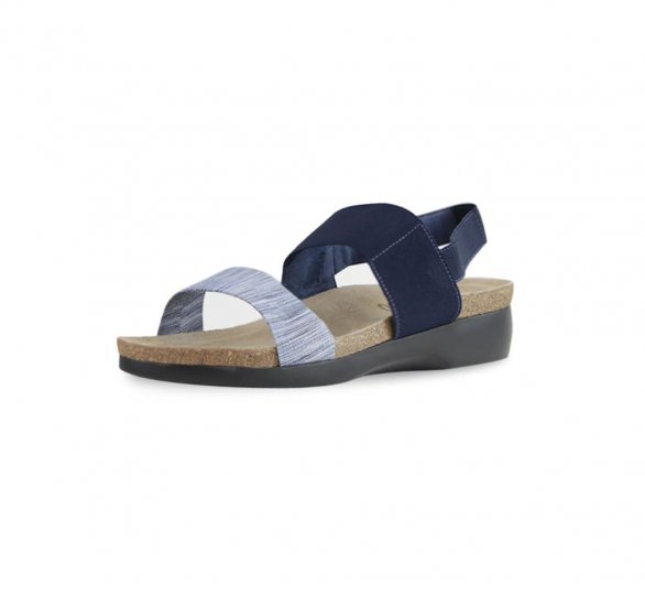 Munro Sandals | WOMEN'S PISCES-Blue/Black Combo - Click Image to Close