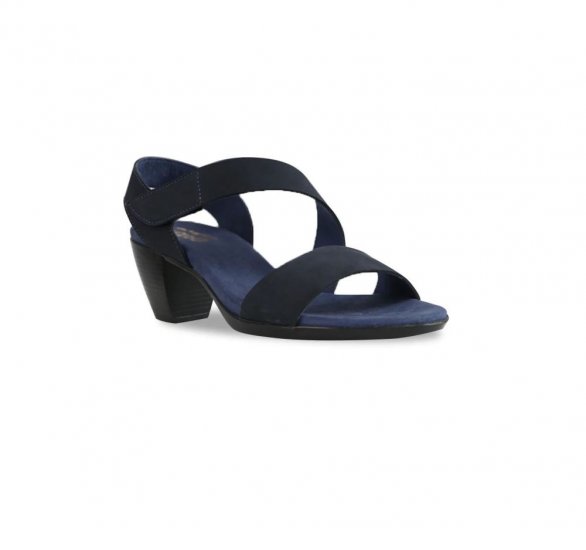 Munro Sandals | WOMEN'S LUCIA-Navy Nubuck - Click Image to Close