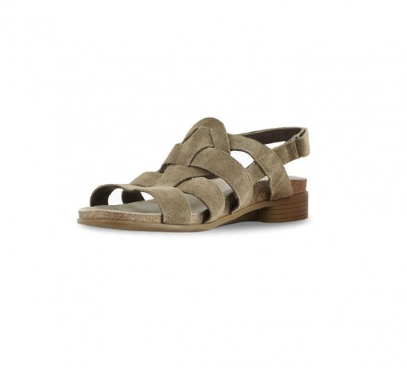 Munro Sandals | WOMEN'S CORINE-Sesamo Suede - Click Image to Close