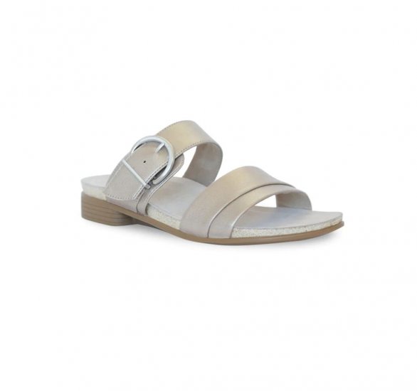 Munro Sandals | WOMEN'S MARISSA-Taupe Metallic Sheep - Click Image to Close